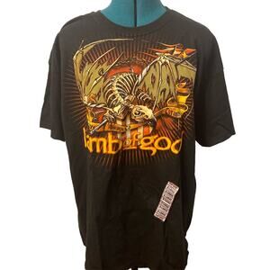 Vintage Lamb Of God T Shirt Black X-Large Thus Always To Tyrants Metal Band Vtg